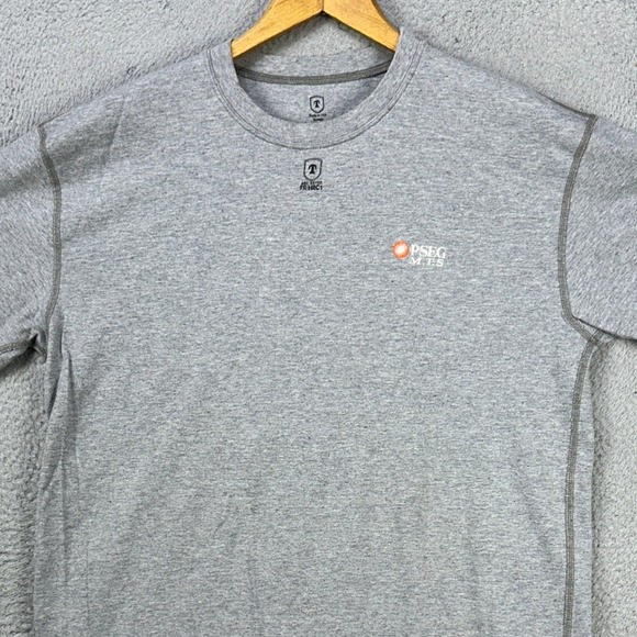 Tyndale FR Men Fire Resistant T-Shirt XL Gray Crewneck Short Sleeve Tee Workwear